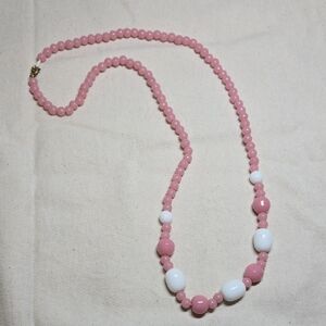 Pink Bubble Bead Necklace | Y2K / Cottagecore